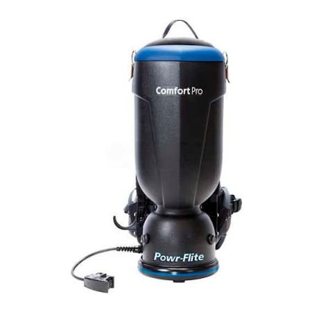 Powr-Flite Powr-Flite Premium Comfort Pro Backpack Vacuum, 2-1/2 Gallon Cap. BP10P